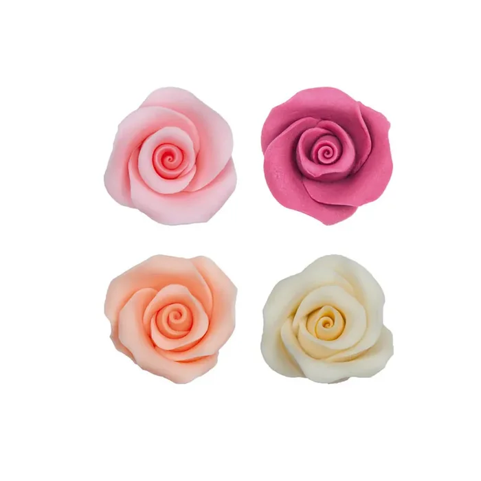 10 rosas de azúcar – surtido de 4 colores