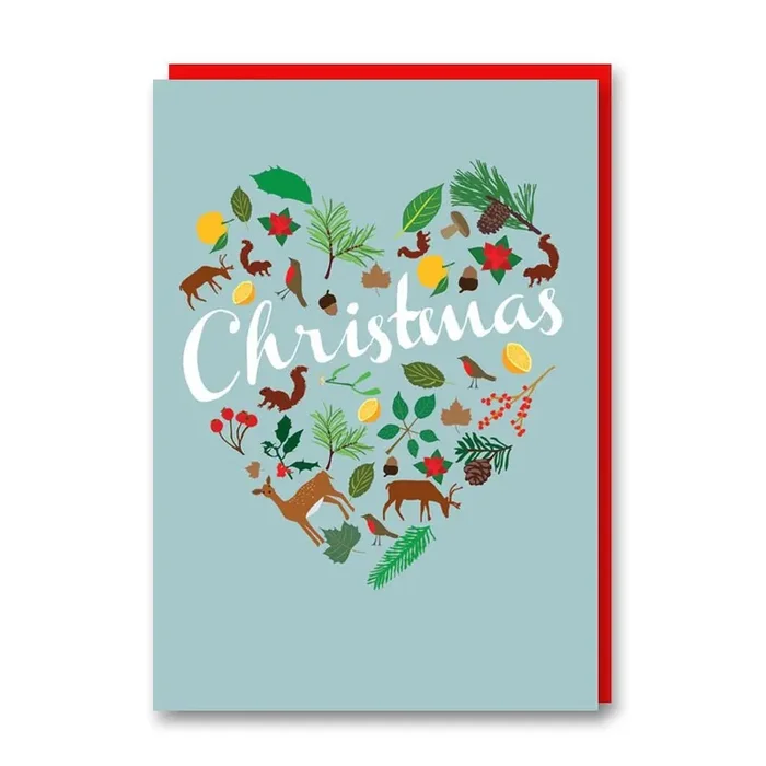 1973-Tarjeta de Navidad Christmas Love
