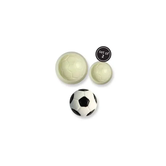 2 cortadores de galletas de balón de fútbol 3D – Pop It