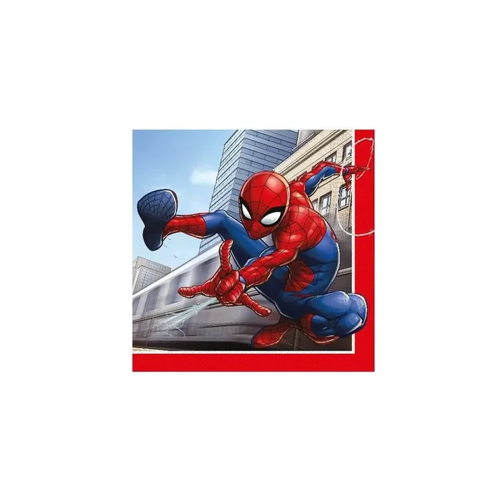 20 servilletas del hombre araña