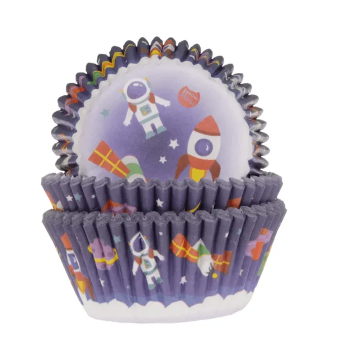 50 cajas de cupcakes espaciales