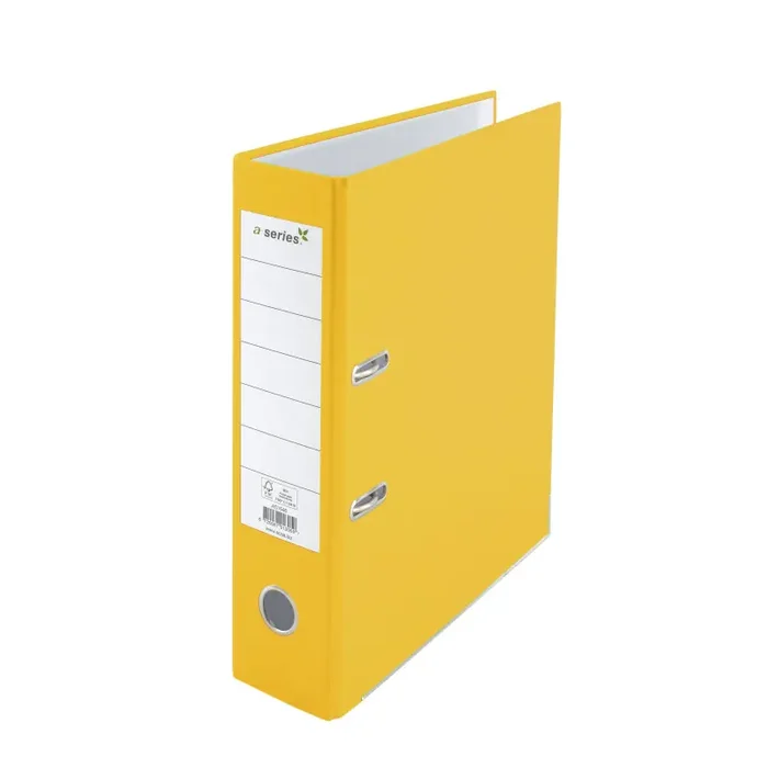 A Buen Precio ARCHIVADOR DE PALANCA A-SERIES A4 80mm CARTÓN – Amarillo