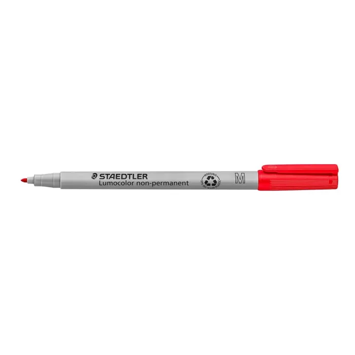 A Buen Precio ROTULADOR STAEDTLER LUMOCOLOR NON-PERMANENT – Rojo