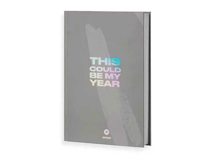 Agenda encuadernada antartik my year A5+ 2026 día página gris papel 80g fsc Oferta Flash