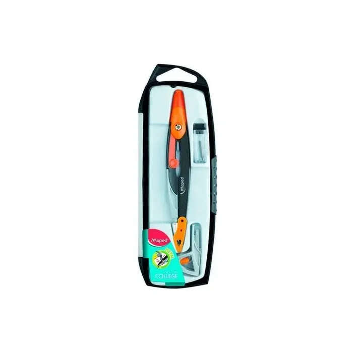 Alta Calidad Maped Compás Metal Open Estuche 3 Piezas