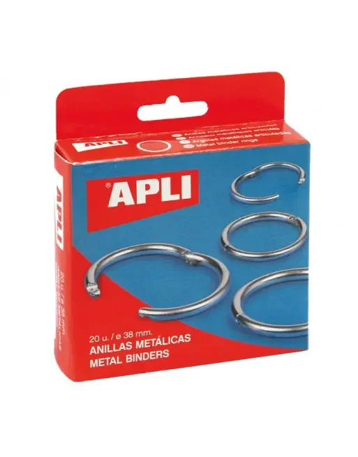 APLI 20 ANILLAS METALICAS 25MM 00 – 452 Moderno
