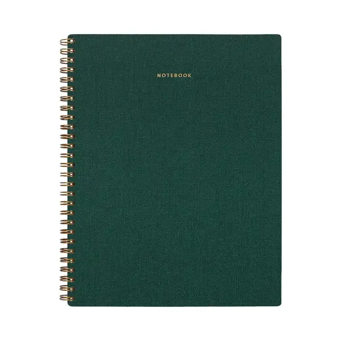 Appointed – 3 Subject Notebook Hunter Green – Cuaderno Verde Cuadriculado, Rayado B5 (19 x 24 cm)