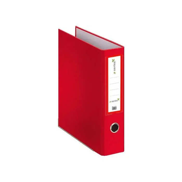 ARCHIVADOR A-SERIES Fº CON PALANCA 75mm – Rojo Máxima Calidad