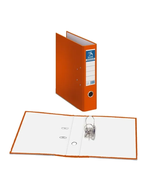 ARCHIVADOR DOHE A4 LOMO ANCHO NARANJA Unidad Favorito De Clientes