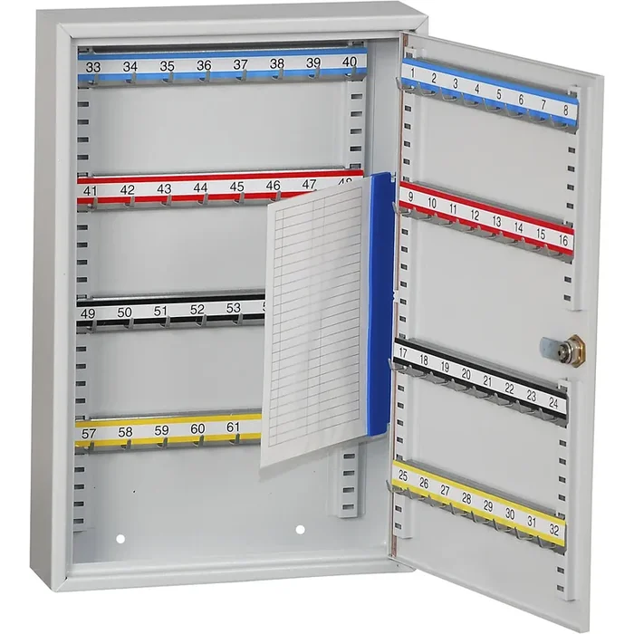 Armario para llaves 64 ganchos, HxAxP 450 x 300 x 80 mm