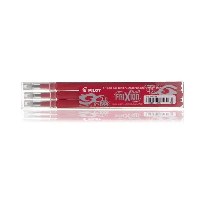 Artesanal Pilot Recambio Boligrafo Frixion 0.7 Pack 3u Rojo