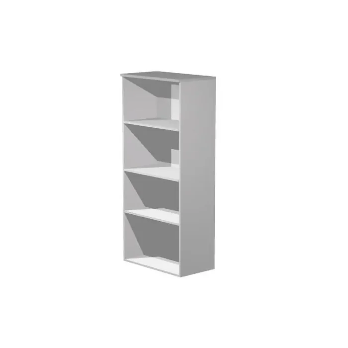 Artexport Estantería Alta Presto Abierta 3 Estantes 22mm Con Trasera Gris Precio Reducido