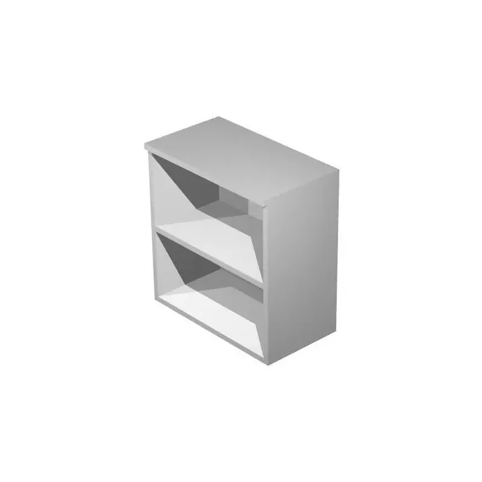 Artexport Estantería Baja Presto Abierta 1 Estante 22mm Regulable Con Trasera Gris Solo Por Tiempo Limitado