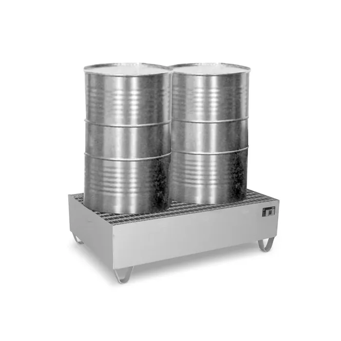 Bandeja de goteo de acero inoxidable Rack WxD 800 x 1200 mm 2x 200L