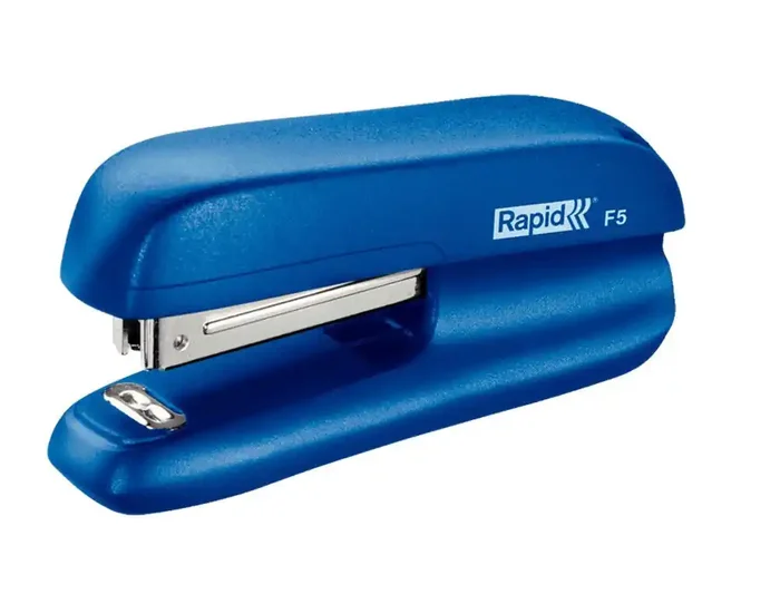 Barato Grapadora rapid f5 mini plastico capacidad de grapado 10 hojas usa grapas n 10 color azul