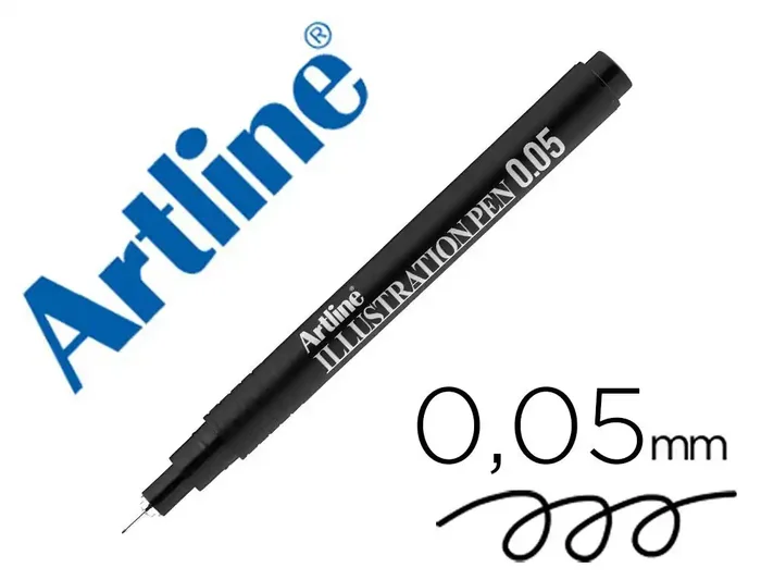 Barato Rotulador artline calibrado micrometrico negro illustration pen ek-2805iln punta poliacetal 0,05mm