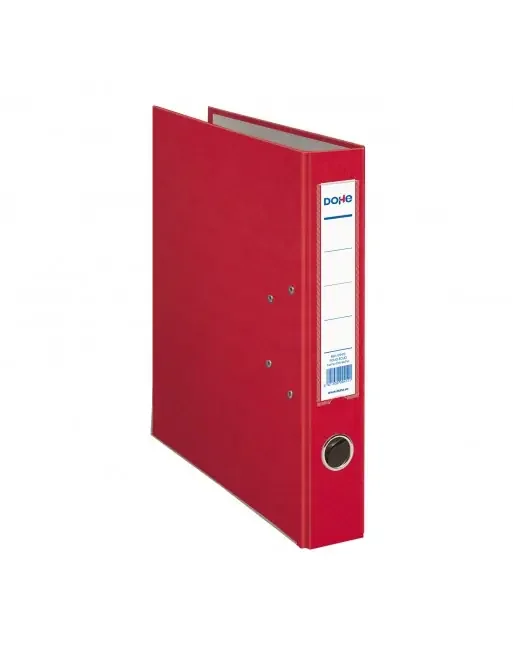Bestseller DOHE ARCHIVADORES LOMO ESTRECHO FORRADOS EN PLÁSTICO FORMATO FOLIO COLOR ROJO – 09412