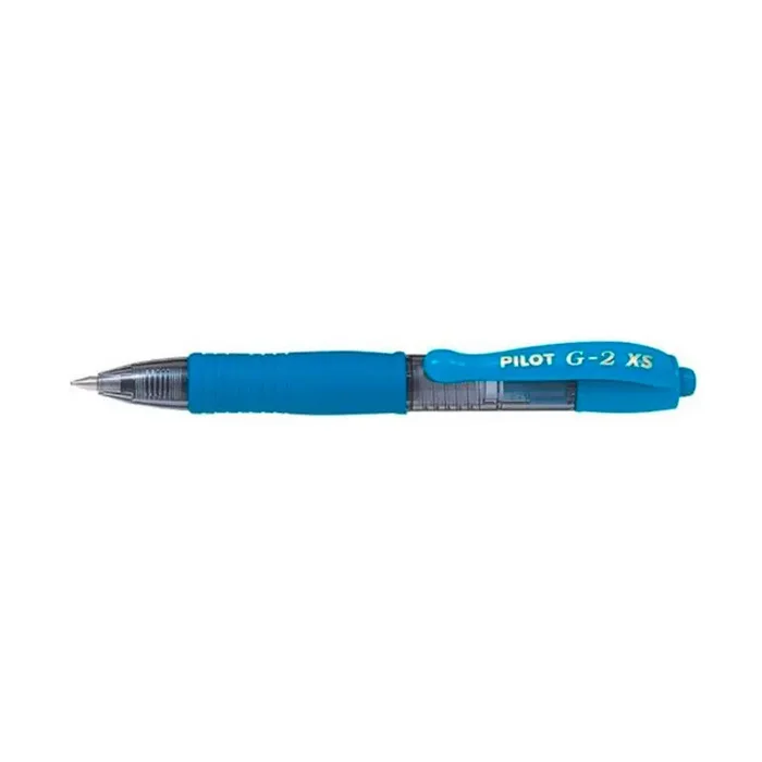 Bolígrafo Gel Mini Pilot G-2 0,7 Azul Claro Liquidación