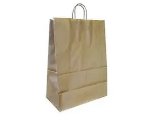 Bolsa Asa Retorcida Kraft 240X100X310 Gran Oferta
