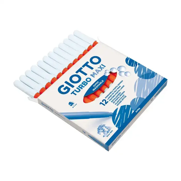 CAJA 12 ROTULADORES GIOTTO TURBO MAXI – Naranja Compra Ahora