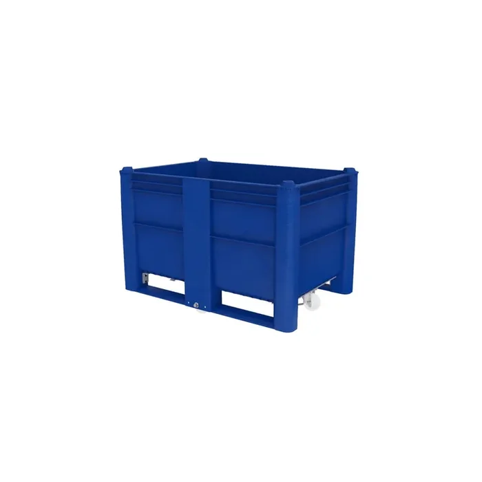 Caja para palés de 500 litros con ruedas