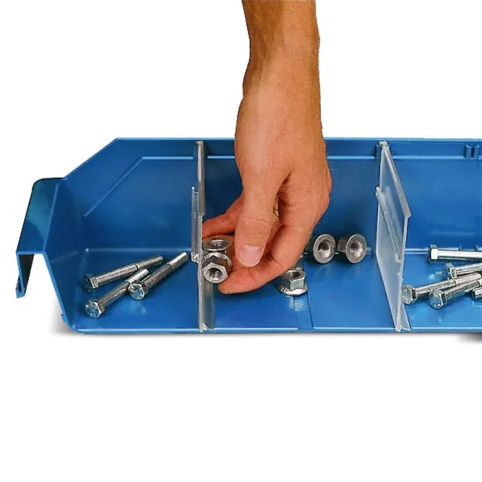 Cajón de módulo con abertura frontal, An x Fo 180 x 400 mm, azul