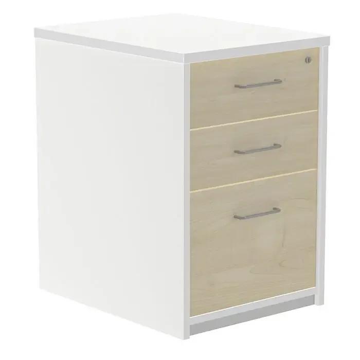 Cajonera Melamina con Ruedas Rocada Blanco/haya Envío Internacional