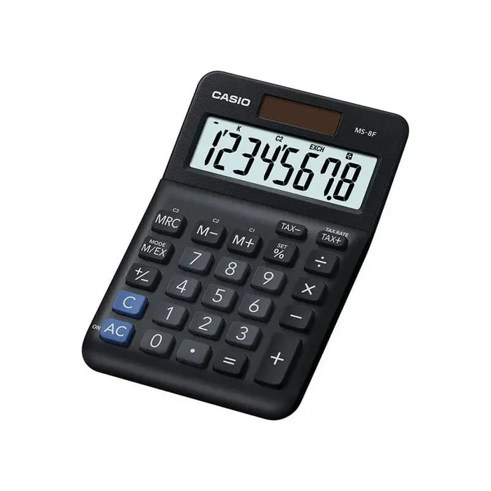 Calculadora Casio Ms-8f Negra Edición Limitada