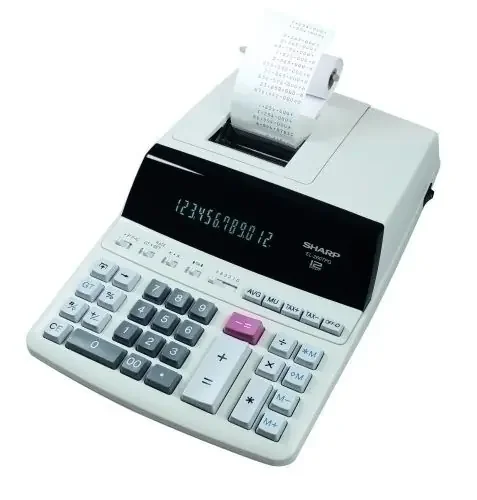 Calculadora Impresora Sharp 12 Digitos El-2607V Envío Internacional