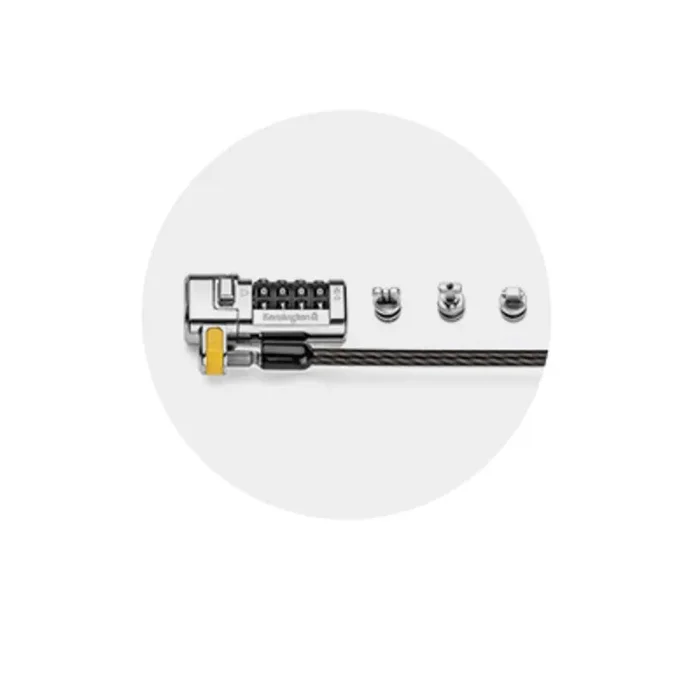 Candado para portátil con combinación Kensington ClickSafe® 3-en-1 Exclusivo