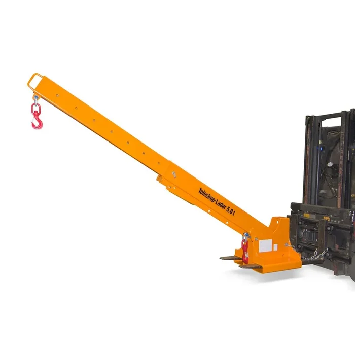 Cargador telescópico modelo 1, alcance hasta 3.690 mm, c.c. hasta 2.500 kg, galvanizado