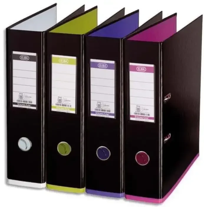 CARPETA 100023639 2A MYCOLOUR A4 ANCHO NEGRO Popular