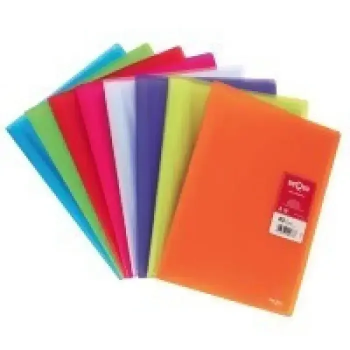 CARPETA 30 FUNDAS A4 ROJO TRANSLUCIDA DEQUA Barato