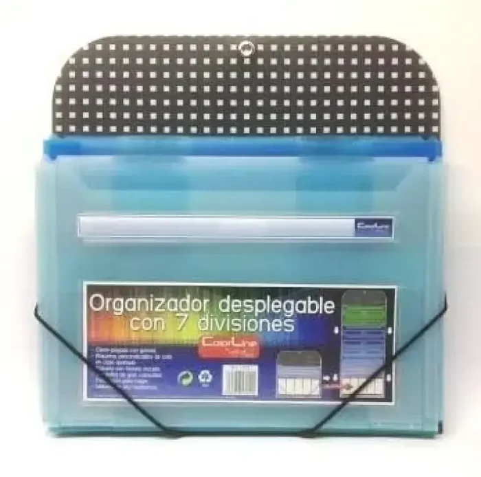 CARPETA GOMAS 7 DEPARTAMENTOS PP COLORES SURTIDOS COLORLINE Oferta De Temporada
