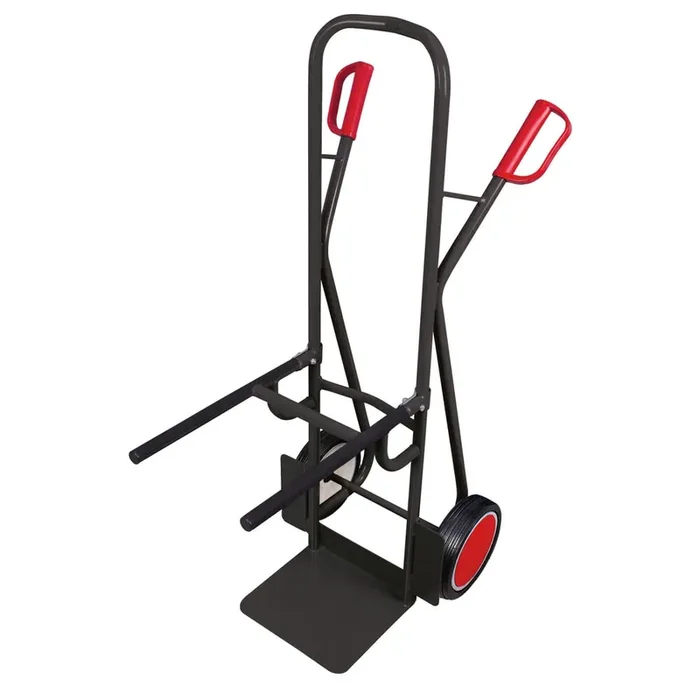 Carretilla tipo silla VARIOfit® de acero, capacidad de carga de 250 kg, pala 320 x 250 mm (ancho x fondo), bandajes de goma maciza, gris antracita