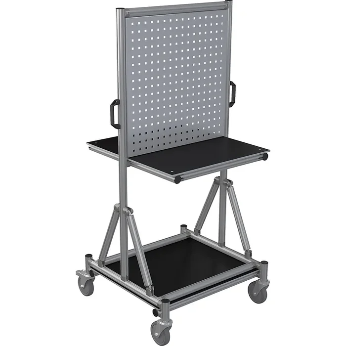 Carro para herramientas con perfil de aluminio L x A x H 724 x 700 x 1600 mm