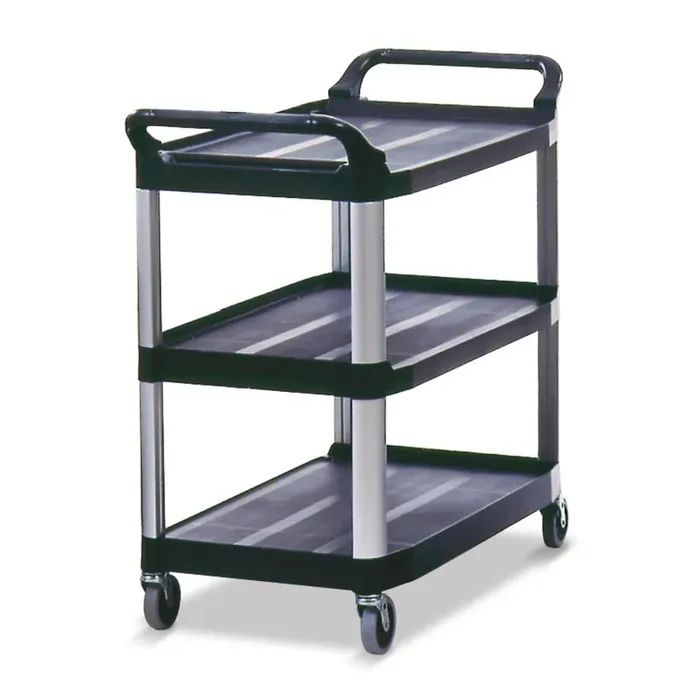 Carro para material Rubbermaid® X-tra negro