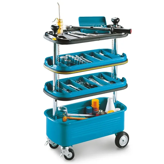 carro plataforma de herramientas HAZET® Assistant® Professional, bajable, alto x ancho x profundidad 965 x 680 x 350 mm