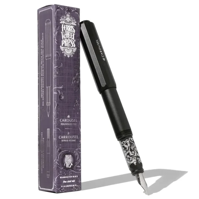Carrusel de aluminio – Bearrington negro – fino