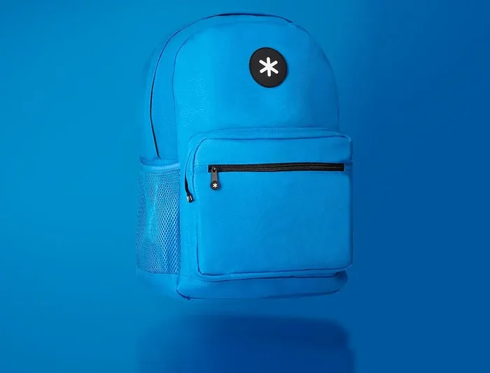 Cartera antartik mochila con asa y bolsillo frontal concremallera color azul 320x140x430 mm Ordenar Ahora Mismo