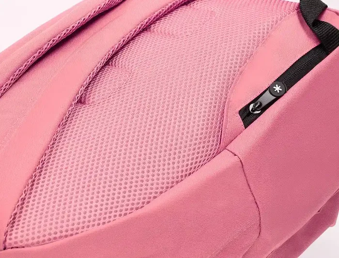 Cartera antartik mochila con asa y bolsillos con cremallera color coral 310x160x410 mm Garantía De Devolución De Dinero