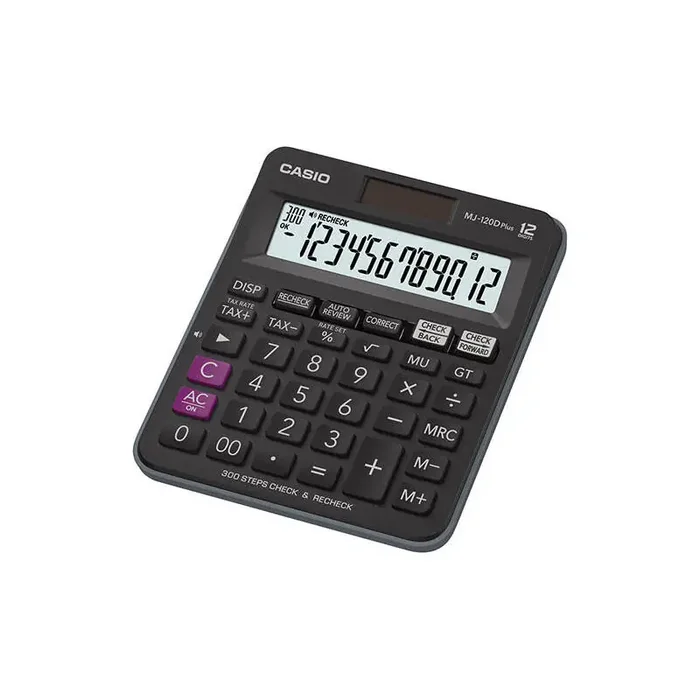 Casio Mj-120d Plus Calculadora Escritorio Calculadora Básica Negro Favorito De Clientes