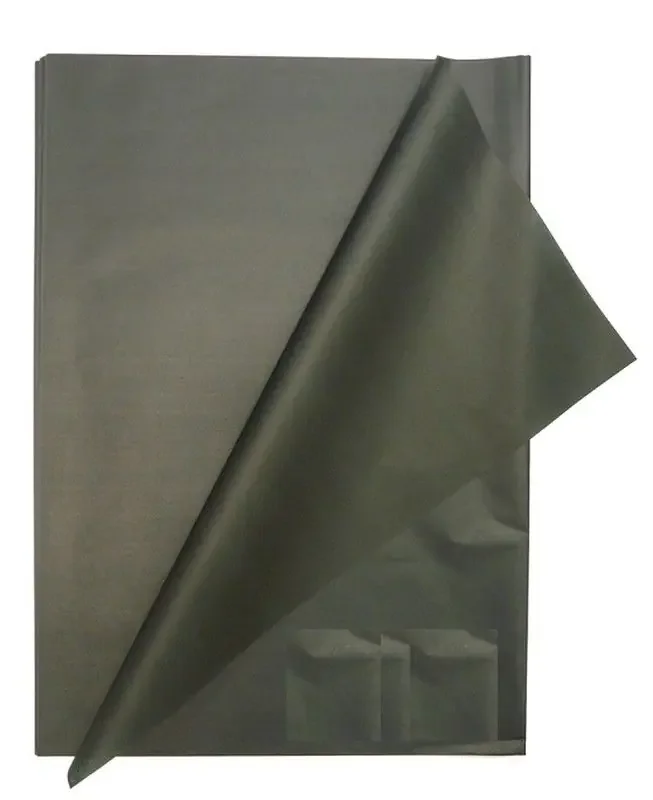 Certificado Papel seda 26 hojas 50 x 70 cm, negro