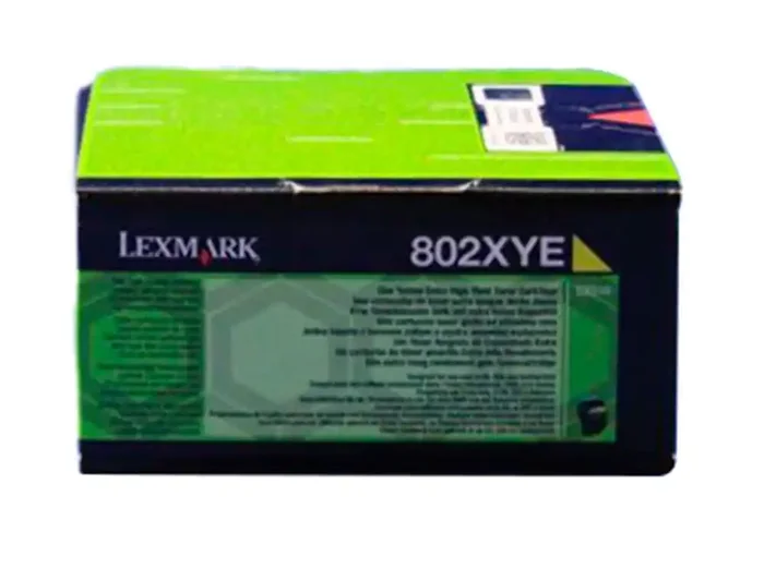 Certificado Toner laser lexmark 80c2xye amarillo 4000 paginas