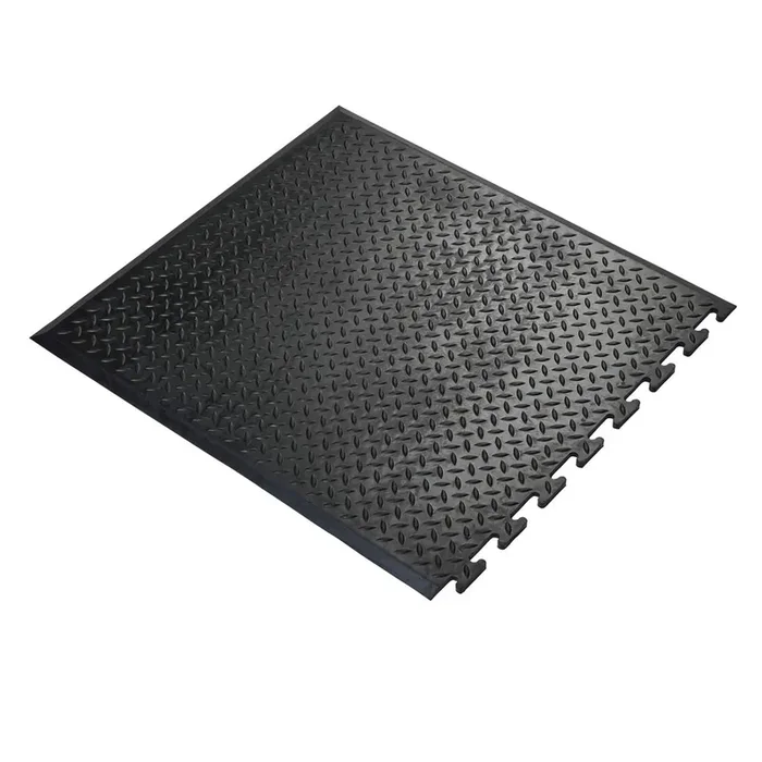 COBA Alfombrilla de trabajo Comfort-Lok, An x Fo 700 x 800 mm, negra