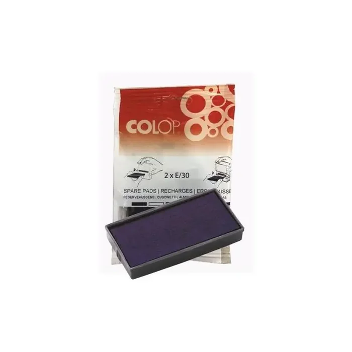 Colop Almohadilla E/30 Azul Blister -2u- Entrega Rápida
