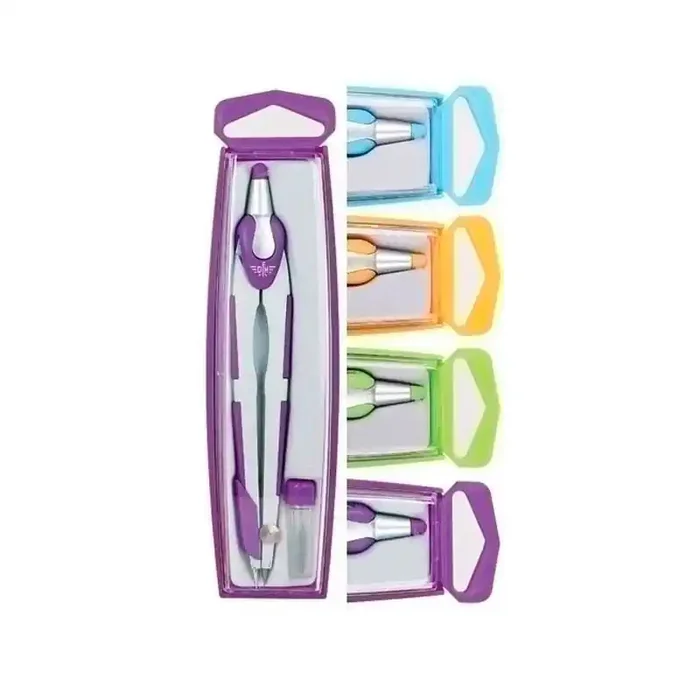 Compas Dibujo Escolar 4 Colores Surtido Ordena Ya
