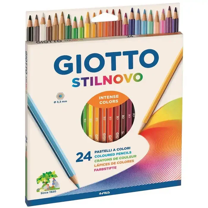 Comprar En Línea Giotto Lápices De Colores Stilnovo Hexagonales Estuche De 24