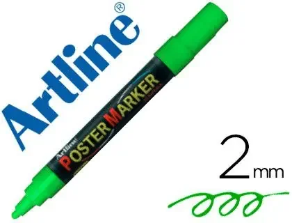 Comprar En Línea Rotulador Artline Poster Marker Epp-4-Ver Punta Redonda 2 mm Color Verde