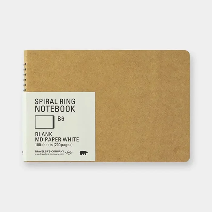 Cuaderno de anillas en espiral TRC MD Blanco